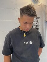 グッドプレイスアンドシング(Good Place&thing)&nbsp;メンズカットフェードスキンフェードホワイトメッシュ