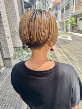 ゾンネ(ZONNE)の写真/魅せるグレイカラーは“atelier ZONNE”にお任せ☆隠すだけではない、白髪を活かしたカラーをご提案◎