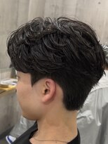 ビカムメンズヘアー 栄店(become men's hair)&nbsp;ジェントルパーマフェザーショートダウンパーマニュアンスパーマ
