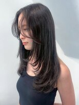 アルバム 渋谷パルコ(ALBUM) グレージュ顔周りレイヤーフェイスフレーミング_ba561321