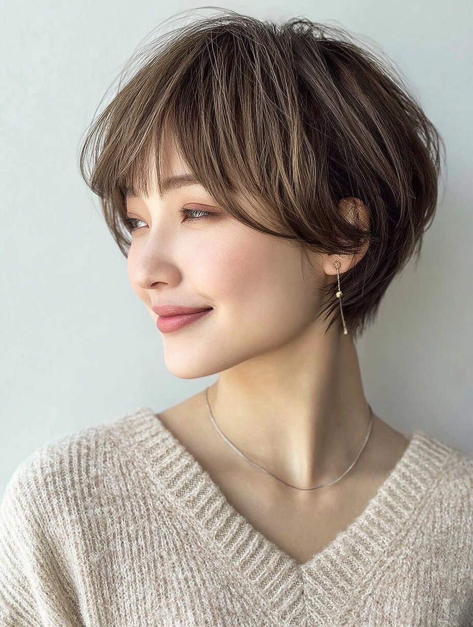 いつでも透明感♪クオルシアカラーリタッチ+カット(白髪染めOK）\4900