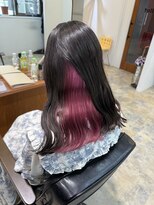 コレット 大宮(collet)&nbsp;インナーカラー/ピンク/ケアブリーチ