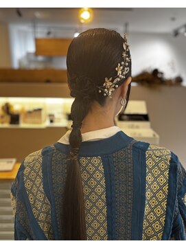 【結婚式お呼ばれヘア】タイトスタイル