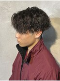 MEN’S HAIR/サーフカール/刈り上げセンターパート/群馬高崎