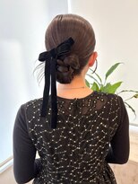 ディティカ ルーク(Dityca luk)&nbsp;【大人気style】ベロアリボン×カチモリ