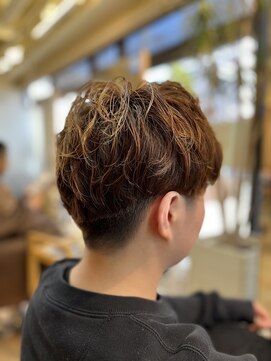 ヘアリゾートクランプ(hair resort clamp) ツーブロック×ニュアンスパーマショート