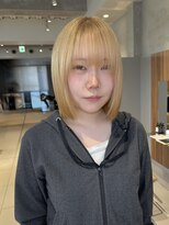 ガリカ 博多(Gallica) <ゲスト>Wブリーチでイメチェン、ブロンドボブ