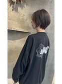 丸みシルエットで魅せる大人ショートボブ♪