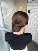 シニヨン 着物ヘア 浴衣ヘア まとめ髪