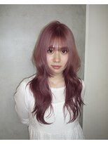 ヌル ヘア デザイン(nullus hair desigh) 【nullus ai】ハッシュカット × ピンクカラー