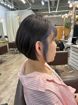 エルズ 大宮店(ailes)&nbsp;大宮/ダークパープル/ナチュラルショート/ミルクブラウン/夏