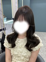 ラ ミュウ バイ ディーアンドティー(LA MIU by D&T)&nbsp;レイヤーカット×ミントベージュ