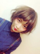 ビール 西新店(BEER) 眉上ショートボブ ぱる