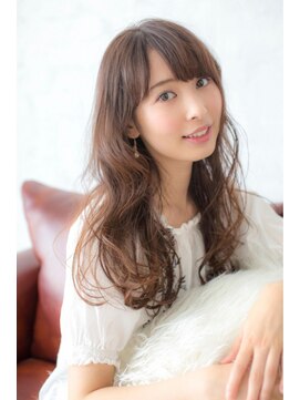 シェイプスヘアデザイン 自治医大店(Shape's hair design) 大きめ無造作ウェーブの大人かわいいロングスタイル