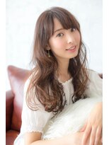 シェイプスヘアデザイン 自治医大店(Shape's hair design) 大きめ無造作ウェーブの大人かわいいロングスタイル