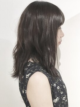 フレイムスヘアデザイン(FRAMES hair design) グレージュ×愛されセミディ