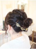 【結婚式ヘアセット】ゆるアップスタイル