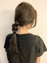 【LA P ENSEE】ダウンスタイルのドレスヘア