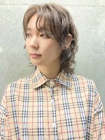 カサネ(casane)&nbsp;【CASANE下北沢】ミディアムウルフ×グレージュ