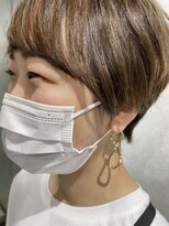 ジンジャー(GINGER) ショート×パーマ×大人ショート×骨格補正×チョコブラウン