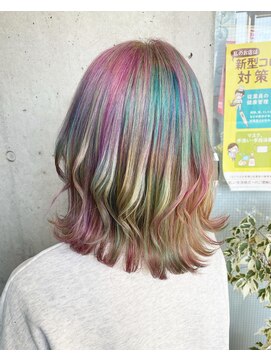 ガルボ ヘアー(garbo hair) #オススメ#人気#ランキング#ユニコーンカラー#高知ヘアカラー