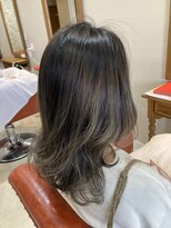 ヘアー クラージュ(hair courage) バレイヤージュカラー