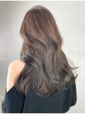 ワンホンヘア_アースカラーくびれヘアツートンカラー_ba371391