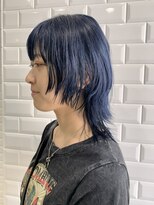 アピィス(APPiiS) ウルフヘア×ネイビーブルー