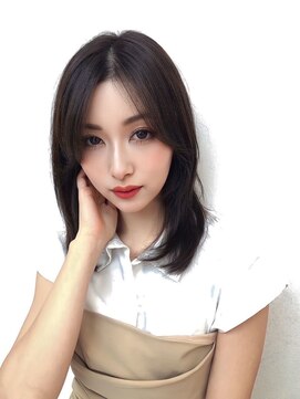 チャーム(CHARM) 30代40代◎くびレイヤー　アッシュブラック