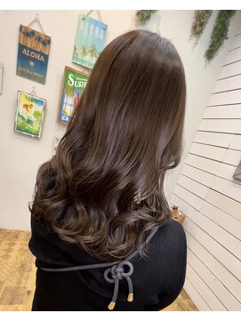 ラニハナクドウ(lanihana.kudo) +＊～ブリーチ無しカラー【ブルーアッシュ】～＊+