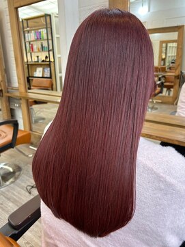 ナンバー アンフィール 渋谷(N° anfeel) 艶髪ハイライトカラー髪質改善トリートメントくびれミディ渋谷