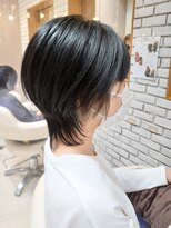 ヘアポケット スタイル店(HAIR POCKET) ショートウルフ☆イヤリングカラー