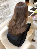 レイヤースタイルレイヤーカットロングレイヤー小顔スタイル