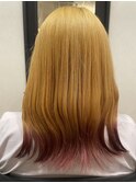 ハイトーン裾カラー♪