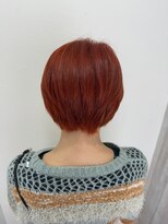 シエル 立川店(CIEL)&nbsp;【CIEL×久光】オレンジレッド×ショートボブ