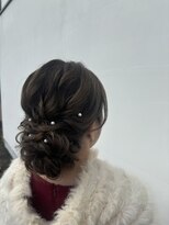 ネバーランド 平成店(NEVER LAND)&nbsp;シニヨンスタイル/お呼ばれヘア