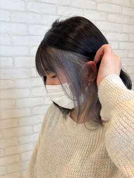 ビス リアン 川口店(Vis lien) 20代30代小顔ヘルシー艶感グレージュイヤリングカラー外ハネ