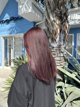 マリブヘアリゾート 太田店(malibu hair resort) ピンクバイオレット/暖色カラー/春カラー