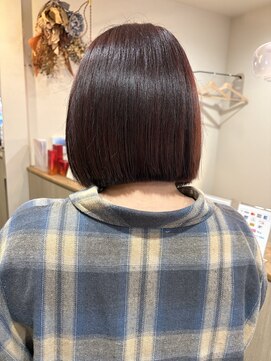 エンネ(Enne) ブリーチなしレッドブラウン