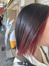 【インナーカラー】職場や学校でもばれずらい…！でもしっかり可愛い♪