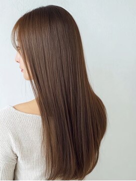 レリーノーブル 西宮北口(RelyNoble) 白髪ぼかし×髪質改善で自然な透明感[西宮北口/髪質改善]