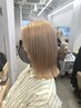 根元ブリーチリタッチ+カット+カラー ￥19,000