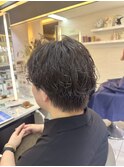 緩め無造作パーマ