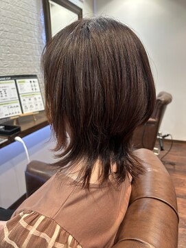 ヘアー サロン アットシュシュ(Hair Salon At'shushu) え?ストレートやってるの?くびれヘア(o^^o)