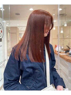 モリオ フロム ロンドン サッポロファクトリー店(morio FROM LONDON) morio札幌　札幌暖色カラー　オレンジブラウン