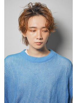 フェザーパーマ/オーガニック艶カラー