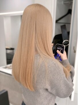 ジゼル 梅田(GiseL) ブリーチ ダブルカラー ハイライト ハイトーン 透明感 10代20代