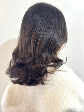 アルファ(alpha) 大人ガーリー/ダークアッシュ/似合わせカット/ミディアムレイヤ
