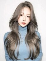 スターズレイ 本川越(STARS ray)&nbsp;ハイトーン グレージュ 顔周りレイヤー 韓国風レイヤー 20代