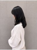 デジタルパーマ×ミディアム